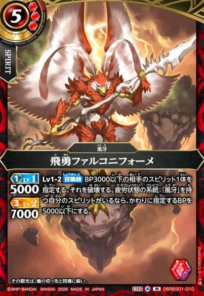画像1: 飛勇ファルコニフォーメ(M)(26RBS01-010) (1)
