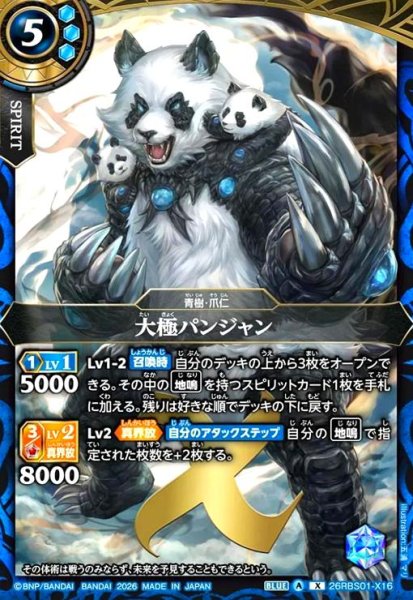 画像1: 大極パンジャン(X)(26RBS01-X16) (1)