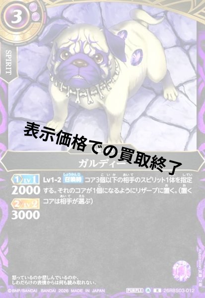 画像1: ガルディー(R)(26RBS03-012) (1)