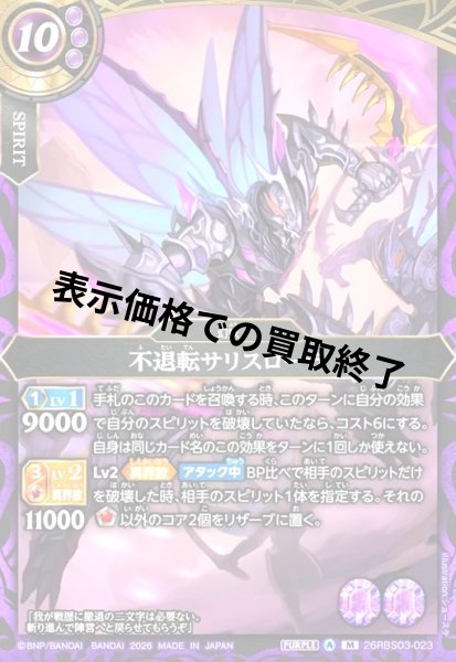 画像1: 不退転サリスローラ(M)(26RBS03-023) (1)