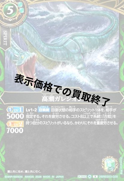 画像1: 高潮ガレシオン(R)(26RBS03-028) (1)