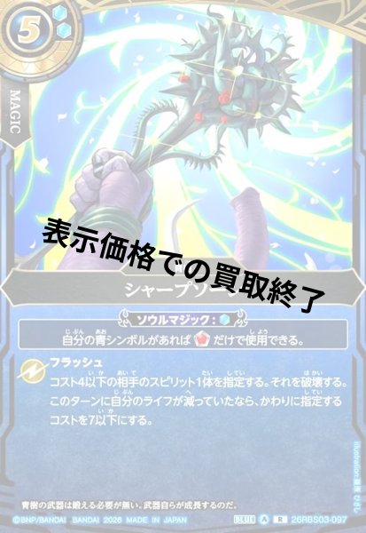 画像1: シャープソーン(R)(26RBS03-097) (1)