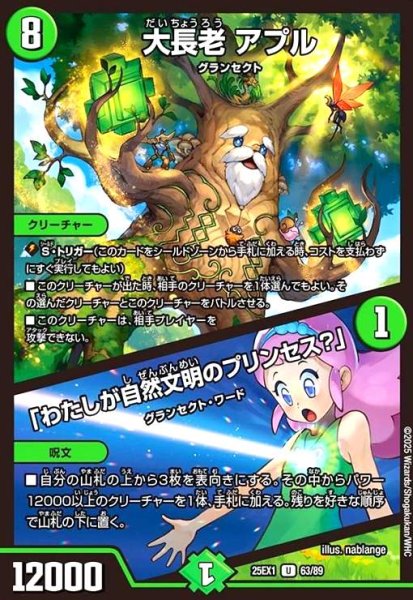 画像1: 大長老 アプル/「わたしが自然文明のプリンセス?」 (1)