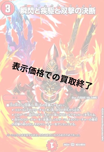 画像1: 瞬閃と疾駆と双撃の決断(VR)(超25/超50) (1)