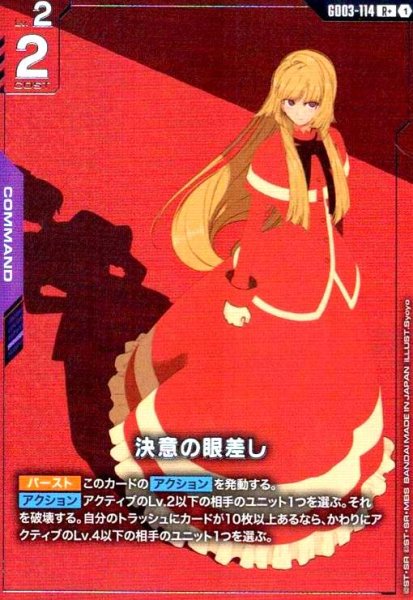 画像1: 決意の眼差し(R+)(GD03-114) (1)