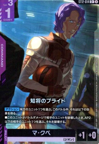 画像1: 知将のプライド(C+)(ST12-014) (1)