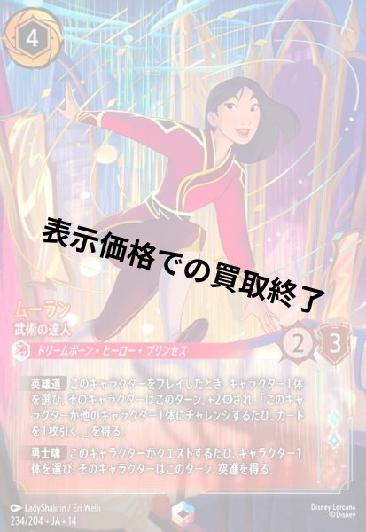 画像1: ムーラン - 武術の達人(エンチャンテッド)(234/204) (1)