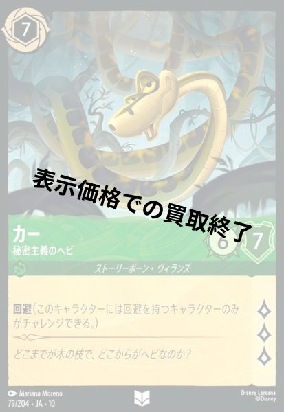 画像1: カー - 秘密主義のヘビ(アンコモン/Foil)(079/204) (1)