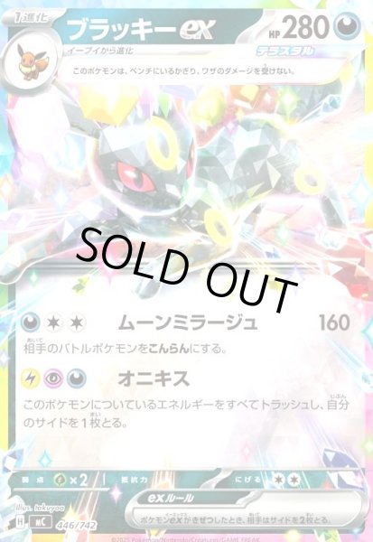 画像1: ブラッキーex(ホイル)(446/742) (1)