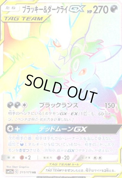 画像1: ブラッキー&ダークライGX(215/173 HR) (1)