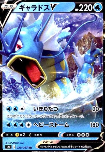 画像1: ギャラドスV(020/067 RR) (1)