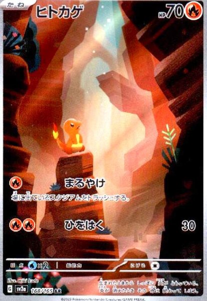 画像1: ヒトカゲ(168/165 AR) (1)