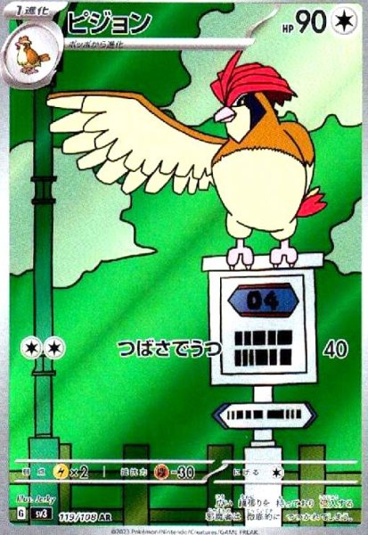 画像1: ピジョン(119/108 AR) (1)