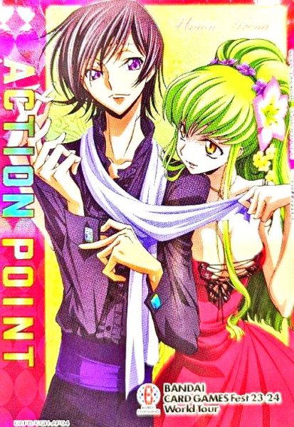 画像1: ACTION POINT(AP)(UAPB/CGH-AP04)[ルルーシュ、C.C][CARD GAMES Fest] (1)