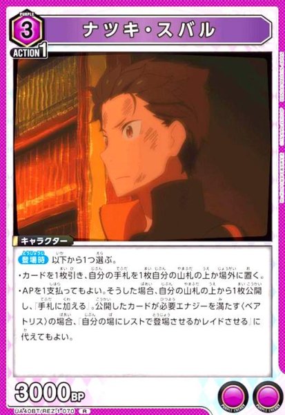 画像1: ナツキ・スバル(R)(UA40BT/REZ-1-070) (1)