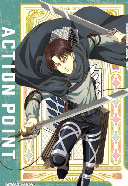 画像1: ACTION POINT(進撃の巨人)(AP)(EX10BT/AOT-2-AP04)(リヴァイ・アッカーマン) (1)