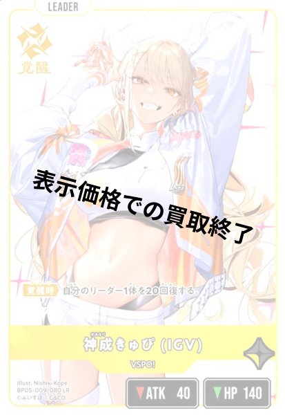画像1: 神成きゅぴ(IGV)(LR)(BP05-009/080) (1)